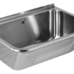ALVA AQSLVAWT55 ALVA Varia Waschtrog Edelst. Matt 55,5x48x23cm, m. Überlauf u. Befest.m.  Verpackungseinheit:1ST