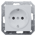 SIEMENS 5UB1931 Schuko-Steckdose DELTA i-system, aluminiummetallic  Verpackungseinheit:1ST