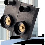 ISTA 39995 Montageblock Duo eco f.istameter  Verpackungseinheit:1ST