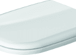 DURAVIT 0067310000 DU WC-Sitz D-Code ohne SoftClose Scharniere edelstahl, weiß 006731 Verpackungseinheit:1ST