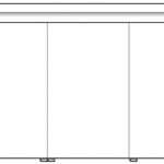 ALVA AQBMPRSPS4 ALVA Prima Spiegelschrank, Korpus verspiegelt, 120x69x16cm,LED-Beleuchtung  Verpackungseinheit:1ST