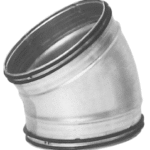 ALVA ALB12530LD ALVA Spiro Bogen verz.Blech DN125-30° mit Lippendichtungen  Verpackungseinheit:1ST