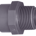 FISCHER GEORG 721910706 GF Übergangs-Muffennippel PVC-U d 20x1/2" AG  Verpackungseinheit:1ST