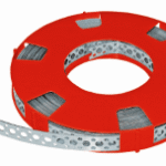 SIBLIK 54115 Montagelochband 17 x 0,7 mm, gerade Loch 6,3 mm, L=10 m, Überkart. 10 Rollen  Verpackungseinheit:1ST