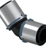UPONOR 1046388 Uponor S-Press Verbund Winkel 45° PPSU 40-40  Verpackungseinheit:1ST