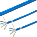 ALVA DK-KAT7-1000-SFTP-D-BL >TR 100 KAT.7 Datenkabel Duplex S/FTP, 1000MHz, LSOH3, Cca, Farbe: blau  Verpackungseinheit:100M