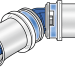KE KELIT 72306EE0 KE KELIT KWW425 KELOX-WINDOX-W Winkel 45 Grad 25 KWW425 Verpackungseinheit:1ST