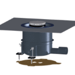 HUTTERER & LECHNER HL570 HL570 - HL570 FlexBox, komplettes Installations-Set für flache Duschtassen mit Edelstahl-Abdeckung 570 Verpackungseinheit:1ST