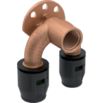 GEBERIT 651.274.00.1 GE PushFit Doppelanschlusswinkel Rotguss 90 Gr. d20mm x Rp1/2 x 20mm  Verpackungseinheit:1ST