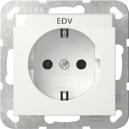 a7919169-428b-4718-8b8c-7c9c93cd2033 GIRA 445703 SCHUKO BSF System 55 Reinweiß Verpackungseinheit:1ST – Bild 1