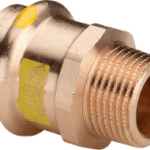 VIEGA 346 300 Viega Profipress G-Übergangsstück mit SC-Contur Rotguss, Modell 2611 d: 35 R: 1 2611 Verpackungseinheit:1ST