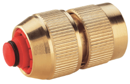 a9787cba-166f-47ed-a74c-c4c53331ee60 ALVA ACGSA1/2WSM ALVA Schlauchlanschluss, 1/2" Stecksystem mit Wasserstop Messing Verpackungseinheit:1ST – Bild 1