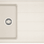 ALVA AQSLVAEB86O ALVA Varia Einbauspüle Granit 86x50cm, inkl. Ventil 3 1/2", Onyx  Verpackungseinheit:1ST