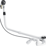 VIEGA 727 987 Viega Multiplex Trio-Ab-/Überlauf Funktionseinheit Modell 6161.72 DN: 40/50 Bowdenzug-Länge: 1070 L: 130 H: 180 Badewanne Überlänge für Badewanne mit Ablaufloch-Ø 52 6161,72 Verpackungseinheit:1ST