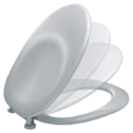 MKW B710-0201 MKW WC-Sitz GALANT mit Deckel antibak weiß mit Variant-Edelstahlscharnier  Verpackungseinheit:1ST