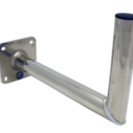 TELEVES X2007 Winkelwandhalter Aluminium WA 45 cm / Rohr 50 mm ALU450 Verpackungseinheit:1ST