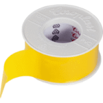 GEBERIT 601.848.00.1 GE Klebeband gelb als Kontaktschutz, Breite 2,5cm  Verpackungseinheit:1ST