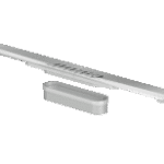 ALVA AQBFAUDRP120 ALVA Aura Duschrinnenprofil inkl. Rost, ohne Ablauf, 1200x55mm,Edelstahl  Verpackungseinheit:1ST