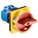 KRAUS&NAIMER 70008229 Not-Aus-Sch.3-pol.4-Loch-Frontbef.64x64 Ith=20 A,P=5,5 kW(AC23B,400V AC),2,5 mm² KG10B.T203/01.E Verpackungseinheit:1ST