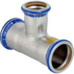 GEBERIT 34040 GE Mapress Edelstahl Gas T-Stk. mit red. Abgang d28 x 22 x 28mm  Verpackungseinheit:1ST