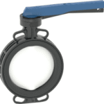 FISCHER GEORG 199565004 Absperrklappe 565 PVDF/PA-GF d140 DN125 EPDM, Handhebel  Verpackungseinheit:1ST