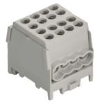 POLLMANN 2080173 Hauptleitungs Abzweigklemme 1polig 1 Ein 2x25², 1 Aus 6x16mm² HLAK 25-1/6 M2 GRAU Verpackungseinheit:1ST