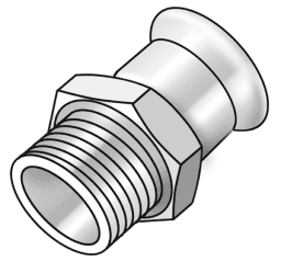 add6d594-d77d-4c3c-87cc-f96bef0dc87c KE KELIT 54702I12 KE KELIT CP450 STEELFIX C-Stahl Press-Übergang mit AG 67x2 1/2 Zoll CP450 Verpackungseinheit:1ST – Bild 1
