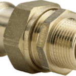 VIEGA 283 377 Viega Sanpress-Übergangsverschraubung mit SC-Contur Rotguss oder Siliziumbronze, Modell 2265 d: 18 R: ¾ 2265 Verpackungseinheit:1ST