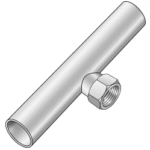 KE KELIT 54745E02 CP447G STEELFIX C-Stahl Press-T-Stück mit IG - Rohrende 28x1/2" CP447G Verpackungseinheit:1ST