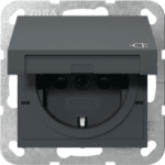 GIRA 441428 SCHUKO KD + SH System 55 Anthrazit  Verpackungseinheit:1ST