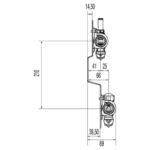 REHAU 13802001200 REHAU Heizkreisverteiler HKV-D Edelstahl 10 Kreise  Verpackungseinheit:1ST