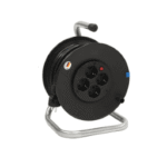 BACHMANN 392,18 Kabeltrommel 4-fach mit Thermoschutz 25m  Verpackungseinheit:1ST