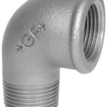 FISCHER GEORG FITTINGS 770092108 Knie Fig. 92 6/4" schwarz  Verpackungseinheit:1ST