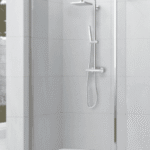 ALVA AQDUSPFT30.1 ALVA Spa 1.0 Fixteil 90° 30cm f. freist. Seitenw. SPA 1.0,Glas ESG Cl.,Silber HGL  Verpackungseinheit:1ST