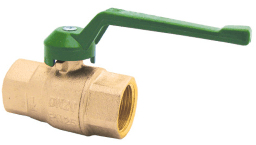 b1b4f34f-e799-4303-afe6-eae7e96456d6 HERZ 2210003 Herz Kugelhahn m.gruenem Hebelgriff PN25 DN25 Ms 1 "IG Trinkwasser Fig. 2100(03) Verpackungseinheit:1ST – Bild 1