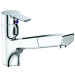 ALVA AQARPRSPTB ALVA Prima Spültischarmatur mit herausziehbarer Brause, chrom  Verpackungseinheit:1ST