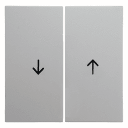 b1cd2724-b652-42c2-9884-159f2b601d25 BERKER 16258989 Wippen mit Aufdruck Symbol Pfeil S.1 pol arweiß, glänzend Verpackungseinheit:1ST – Bild 1