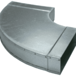 ALVA ALFKB9020060 ALVA Flachkanal Bogen 90Grad horizontal  Verpackungseinheit:1ST