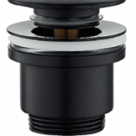 ALVA AQARVAAVC6S ALVA Varia Ablaufvent. 5/4 Clic. Überlauf u. Stopf.,Höhe bis 60mm,Schwarz  Verpackungseinheit:1ST