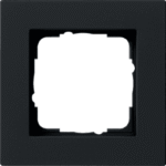 GIRA 0211095 Abdeckrahmen 1f flach E2 Schwarz m  Verpackungseinheit:1ST