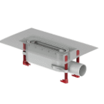 ALVA AQBFAUDRPA50 ALVA Aura Ablauf f. Duschrinnenpr. DN50,inkl. DM,WS 50 (=Art.Nr.9010.51.20)  Verpackungseinheit:1ST