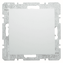 b3a17c86-dac0-4075-a4c3-33ab5a77d090 BERKER 10098989 Blindverschluss mit Zentralstück S.1 pol arweiß, glänzend Verpackungseinheit:1ST – Bild 1