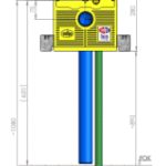 MHS 25041KE5PO0000 mhs Handwaschtisch 25041KE5po0000 Kaltwasserleitung HWBU/240-I/16/KE-Kelit Kelox  Verpackungseinheit:1ST