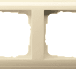 GIRA 021201 Rahmen 2fach Standard 55 cremeweiß glänzend  Verpackungseinheit:1ST