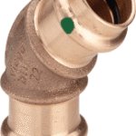 VIEGA 113 186 Viega Bogen 45 Grad mit SC Sanpress 2226 in 15mm Rotguss 2226 Verpackungseinheit:1ST