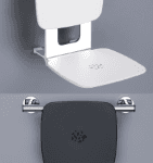 ALVA AQBFVAEHSGC ALVA Varia Einhängesitz mit ABS Sitzfläche, bis 130kg, Grau/Chrom  Verpackungseinheit:1ST