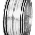 ALVA ALNI100LD ALVA Rohrverbinder verz.Blech DN100 (Nippel) mit Lippendichtungen  Verpackungseinheit:1ST