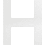 LEGRAND 665002 Rahmen 2-fach Farbe: Ultraweiß NILOE 665002 Verpackungseinheit:1ST