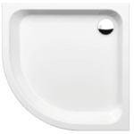 ALVA AQRBT80 ALVA Una Acryl Rundbrausetasse 80x80x16cm, R50, Weiß ohne Füße  Verpackungseinheit:1ST