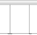 ALVA AQBMVISPS8L ALVA Viva Spiegelschrank, li.,Korp. verspiegelt, 140x62x17cm,LED-Aufsatzleu.  Verpackungseinheit:1ST